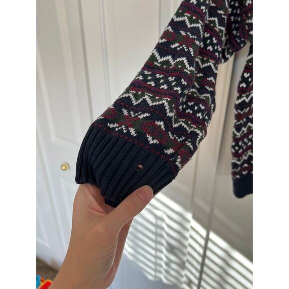 Vintage Bugle Boy Earth Tone Grandapa Pullover Sweater - Picture 9 of 9